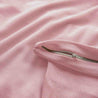 duvet cover pink zipper